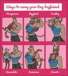 anthro breasts butt clothed clothing duo felid female hi_res hug larger_female lion male mammal multiple_images muscular muscular_female pantherine ritts rochelle_barnette romantic romantic_couple size_difference tight_clothing 