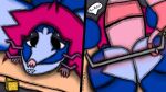 16:9 anthro blue_body blue_fur butt cheese comic dairy_products dialogue english_text fangs food front_view frown fur hair male mammal mouse_trap murid murine pink_hair pink_nose prehensile_tail purple_whiskers rat rat_tail ratthew_(rattwhodraws) rattwhodraws rear_view rodent solo speech_bubble tail teeth text trap_(contrivance) whiskers widescreen
