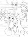  dialogue disastral equid equine female feral friendship_is_magic hi_res human mammal mrs._cake_(mlp) my_little_pony pinkie_pie_(mlp) pussy 