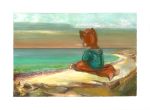  2019 absurd_res anthro beach biped blackmorass brown_body canid canine clothed clothing fox fur gouache_(artwork) hair hi_res invalid_tag male mammal marredhen mood painting_(artwork) seaside sitting sky solo sweater topwear traditional_media_(artwork) tweetfur twitter 