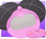 2026 6:5 absurd_res air_inflation anthro belly belly_expansion big_belly big_breasts big_butt big_cheeks big_tail black_bottomwear black_clothing black_nose black_pants black_sclera black_yoga_pants blush body_inflation border bottomwear bra breast_expansion breasts buckteeth butt butt_expansion cheek_expansion clothing colored digital_media_(artwork) enjoying expansion female floating grey_bra grey_clothing grey_sports_bra grey_underwear hair hi_res huge_belly huge_breasts huge_butt huge_cheeks huge_tail hyper hyper_belly hyper_breasts hyper_butt hyper_cheeks hyper_inflation immobile inflation mammal motion_lines multicolored_body pants pink_body pink_ears pink_hair pink_inner_ear pink_tail puffed_cheeks purple_background rodent sciurid shaded signature simple_background smile solo sports_bra sunken_head sunken_limbs susie_(reathe) swelling tail teeth tight_clothing tree_squirrel two_tone_body underwear white_border white_eyes yoga_pants zoll