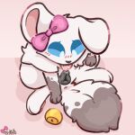 1:1 animal_genitalia animal_vulva anus autocunnilingus bell black_vulva blue_eyes blush blush_lines bodily_fluids bow_ribbon canid canine canine_genitalia canine_vulva canis domestic_dog female feral fur genitals licking mammal masturbation oral oral_masturbation pankata pankatares saliva self_lick sex signature tail tongue vaginal vaginal_masturbation vulva white_body white_fur