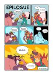 2026 accessory annoyed anthro big_butt big_muscles big_pecs big_penis black_body black_fur black_hair brown_body brown_fur butt canid canine cellphone clothed clothed_anthro clothed_male clothing comic cookie_(ruffythelion) dialogue duo electronics elemental_creature end_page english_text epilogue fangs felid fully_clothed fully_clothed_anthro fully_clothed_male fur generation_7_pokemon genitals gloves_(marking) green_clothing green_overalls grindr hair hair_accessory hairband hi_res holding_cellphone holding_object holding_phone holding_smartphone hole_in_wall incineroar leaf looking_at_object looking_at_phone male mammal markings morbidly_obese morbidly_obese_anthro morbidly_obese_male multiple_scenes muscular nintendo obese obese_anthro obese_male orange_hairband overalls overweight overweight_anthro overweight_male pantherine pecs penis phone phone_screen pokemon pokemon_(species) ponytail raccoon_dog red_body red_clothing red_fur red_shirt red_topwear repair repairing repairman ruffythelion shirt smartphone smile smirk speech_bubble sriracha_(ruffythelion) striped_body striped_fur stripes tanuki teeth text text_box tied_hair tiger topwear underbite undershirt yellow_nose yellow_sclera