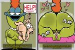2025 absurd_res amphibian balls belly bev_bighead big_balls big_breasts big_butt big_vulva blue_eyeshadow bodily_fluids breasts butt comic cowgirl_position duo english_text eyelashes eyeshadow female female_on_top foreskin frog from_front_position genital_fluids genitals green_body green_skin hair hi_res huge_butt larger_female lips macropod makeup male male/female male_on_bottom mammal marsupial montgomery_glands navel nickelodeon nipples nude on_bottom on_top orange_hair penetration penile penile_penetration penis penis_in_vagina precum red_hair rocko's_modern_life rocko_rama sex size_difference small_penis smaller_male tail text thick_lips toony vaginal vaginal_penetration vulva wallaby yungcreate