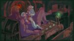 16:9 2_toes 3_fingers 5_fingers 5_toes absurd_res alien anthro arthropod arthropod_abdomen arthropod_abdomen_genitalia backlighting bent_legs big_forearms big_hands blurred_background blurred_foreground bodily_fluids brown_hair claws colored compound_eyes detailed_background digitigrade dripping duo excessive_genital_fluids exoskeleton faceless_character faceless_male feet finger_claws fingers forearms frottage genital_fluids genitals green_body green_skin grinding hair hand_holding hand_on_head headpat heart_symbol hi_res highlights_(coloring) huge_filesize human human_on_anthro insect interspecies june_moss_(skinnedteeth) larger_human larger_male larger_on_bottom leaking_precum light lighting long_hair love lying male male/male male_anthro male_human mammal motion_blur motion_lines muscular muscular_male on_back open_mouth organs penile penis penises_touching precum precum_drip precum_string red_body red_skin reflections saliva saliva_drip scar sex shaded size_difference skinnedteeth smaller_male smaller_on_top stomach submissive submissive_male subsurface_scattering tail thick_tail toe_claws toes vibrating widescreen