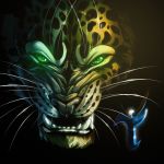  1:1 2016 digital_media_(artwork) felid green_eyes leopard mammal open_mouth pantherine teeth whiskers wolfroad 