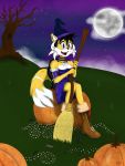  absurd_res canid canine canis fan_character fox halloween hi_res holidays humanoid hybrid magic_user mammal sonic_(series) spooky witch wolf 