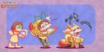 2:1 absurd_res artist_name bdsm bondage bound braixen breasts brown_eyes brown_hair canid canine clothing digital_media_(artwork) dress dustyerror eyewear featureless_feet feet female generation_6_pokemon glasses goo_transformation green_eyewear green_glasses hair hi_res human human_to_anthro inner_ear_fluff latex latex_clothing latex_creature latex_skinsuit light light_body light_skin lighting mammal nintendo noseless pattern_background pokeball pokemon pokemon_(species) pokemon_speak ringed_eyes sequence shaded simple_background simple_shading skinsuit snout solo species_transformation spiral squean standard_pokeball suit suit_transformation swirling_eyes tail text three_frame_image three_frame_sequence tight_clothing toony trans_(lore) trans_woman_(lore) transformation transformation_by_pokeball transformation_sequence tuft