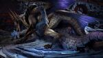 16:9 2026 3d_(artwork) 4k absurd_res blender_(artwork) blender_cycles_(artwork) bodily_fluids brick capcom castle claws crying cum cum_inside cumming_while_penetrating detailed_background digital_media_(artwork) duo elder_dragon entwined_tails feet female female_penetrated feral feral_penetrated from_front_position genital_fluids genitals hand_holding hi_res horn ivorylagiacrus licking lying male male/female male_penetrating male_penetrating_female membrane_(anatomy) membranous_wings missionary_position monster_hunter neck_lick night nude on_back on_bottom on_ground on_top open_mouth outside pawpads penetration penis pinned primordial_malzeno pupils red_eyes scales scalie sex slit_pupils spread_legs spreading tail tail_coil tears teeth toes tongue vaginal vaginal_penetration velkhana widescreen wings yellow_eyes