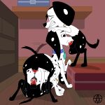 101_dalmatian_street 101_dalmatians absurd_res age_difference all_three_filled anal anal_penetration animal_genitalia animal_penis animal_vulva anus balls bodily_fluids brother_(lore) brothers_(lore) canid canine canine_genitalia canine_penis canine_vulva canis collar cum cum_in_ass cum_in_mouth cum_in_vagina cum_inside dalmatian delilah_(101_dalmatians) dimitri_1_(101_dalmatians) dimitri_2_(101_dalmatians) dimitri_3_(101_dalmatians) dimitri_trio_(101_dalmatians) disney domestic_dog erection fellatio female female_penetrated feral feral_on_feral feral_penetrated feral_penetrating feral_penetrating_feral frommarstomercury fur genital_fluids genitals group group_sex hi_res incest_(lore) intraspecies knot knotted_penis male male/female male_penetrating male_penetrating_female mammal mother_(lore) mother_and_child_(lore) mother_and_son_(lore) mother_penetrated older_female oral oral_penetration parent_(lore) parent_and_child_(lore) parent_and_son_(lore) penetration penile penile_penetration penis sex sibling_(lore) son_(lore) son_penetrating son_penetrating_mother spots tail tail_motion tailwag vaginal vaginal_penetration vulva white_body white_fur younger_male