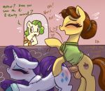 absurd_res age_difference almost_caught animal_genitalia animal_penis balls blush brown_hair butt butternut_(mlp) clothed clothing dialogue doorway equid equine equine_genitalia equine_penis eyelashes eyes_closed female female_penetrated feral feral_penetrated freckles friendship_is_magic from_behind_position genitals green_clothing green_hair group gynomorph gynomorph/female gynomorph_penetrating gynomorph_penetrating_female hair hasbro hi_res horn intersex intersex/female intersex_penetrating intersex_penetrating_female looking_pleasured male mammal mother_(lore) mother_and_child_(lore) mother_and_son_(lore) my_little_pony mythological_creature mythological_equine mythology older_gynomorph older_intersex open_mouth parent_(lore) parent_and_child_(lore) parent_and_son_(lore) penetration penile penile_penetration penis pistachio_(mlp) pupils purple_hair rarity_(mlp) reddened_butt sex shirt smile son_(lore) stealth_sex t72b text topwear trio unicorn white_body younger_male