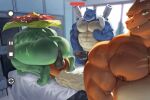 2026 abs anal anal_penetration animated animated_gif anthro anthro_on_anthro anthro_penetrated anthro_penetrating anthro_penetrating_anthro anus arcanine back_muscles backsack balls bed biceps blastoise blue_body blue_scales butt camera_ui cannon charizard claws deltoids erection eye_scar facial_scar finger_claws flower_(anatomy) forearm_muscles from_front_position furniture generation_1_pokemon genitals glans green_body green_eyes green_scales group hotel inside jewelry leaf leg_scar male male/male male_penetrated male_penetrating male_penetrating_male masturbation mating_press musclegut muscular muscular_anthro muscular_male mythology navel necklace nightstand nintendo nipples non-mammal_balls non-mammal_nipples nude nude_male on_bed orange_body orange_scales pecs penetration penile penile_masturbation penile_penetration penis penis_in_ass perineum pokemon pokemon_(species) raccoon21 ranged_weapon recording_sex recording_video red_eyes scales scar sex short_playtime shoulder_cannon small_tail tail tan_body tan_scales text thigh_scar top_hole vein veiny_muscles veiny_penis venusaur weapon window x_scar
