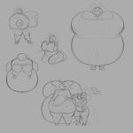 2022 anthro areola belly belly_inflation belly_on_ground big_belly big_breasts biped black_and_grey bovid breasts caprine clothed clothed_anthro clothed_female clothing compliment domestic_sheep dragon duo female female/female female_anthro fygar grey_background hi_res huge_belly huge_breasts hyper hyper_belly hyper_breasts hyper_inflation ineffective_clothing inflation kneeling larger_anthro larger_female layna_(sheepie) mammal monochrome mythological_creature mythological_scalie mythology navel nipples orthographic outie_navel overweight overweight_anthro overweight_female pockets roary_(spicyroary) scalie sheep sheepie_(artist) simple_background size_difference sketch sketch_page smaller_anthro smaller_female tail term_of_endearment thick_tail thick_thighs top_heavy topwear torn_clothing torn_topwear wardrobe_malfunction