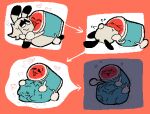 >_< 2026 abdominal_bulge ambiguous_anthro ambiguous_gender ambiguous_pred ambiguous_prey animate_inanimate anthro anthro_prey bed bedroom_eyes belly belly_bed belly_on_ground big_belly biped bird's-eye_view black_arms black_body black_ear_tips black_eyelids black_eyes black_feet black_fur black_hands black_tail blush blush_lines body_in_mouth canon_x_oc cheek_blush clenched_eyes closed_smile daniel_(meatcanister) different_sized_pupils digital_media_(artwork) dipstick_ears directional_arrow don_wada drum duo ear_markings empty_eyes endosoma english_description eyes_closed eyes_mostly_closed face_imprint featureless_hands feet flying_saliva four_frame_sequence full-length_portrait fully_inside fur furniture gloves_(marking) grey_heart hair hand_on_belly hand_on_own_belly happy head_first heart_reaction heart_symbol hearts_around_belly hearts_around_body hearts_around_head hi_res high-angle_view huge_belly imprint lidded_eyes living_musical_instrument long_ears looking_at_another looking_at_partner looking_pleasured lying lying_on_bed lying_on_ground lying_on_partner male_(lore) mammal markings meatcanister monotone_hair monotone_tail motion_lines mouth_closed multicolored_body multicolored_ears multicolored_fur musical_instrument narrowed_eyes nose_blush nude nude_ambiguous nude_anthro on_back on_bed on_front on_ground on_side open_:3 open_mouth open_smile oral_vore orange_body orange_face partially_inside percussion_instrument pink_heart pixel_(artwork) portrait quadruped rear_view resting_on_belly rumbling_stomach safe_vore saliva_on_body same_size_vore satisfied seductive sequence sequential_arrow side_view simple_background sleeping sleeping_pred smile smiling_at_another smiling_at_partner smiling_eyes soft_vore sound_effects swallowing taiko_drum taiko_no_tatsujin tail tan_arms tan_body tan_ears tan_fur tan_hair teal_belly teal_body two_tone_arms two_tone_body two_tone_ears two_tone_fur vore vowelless vowelless_sound_effect wavy_mouth wavy_smile white_arrow willing_pred willing_prey zzz
