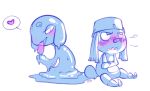  &lt;3 amphibian angry blush digital_media_(artwork) duo eye_roll food giruru goo_(disambiguation) goo_creature keronian licking male male/male oral penis popsicle sgt._frog sitting slime snowman tongue tongue_out tourmalice yukiki 