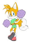 bottomwear canid canine cheerleader clothing fox girly male mammal miles_prower shorts solo sonic_(series) tails_(disambiguation) uniform 