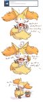  ! &lt;3 2017 3_fingers angry anthro ask_blog bell black_body black_fur braixen canid canine chicken_meat controller cooking cross-popping_vein cute_fangs dialogue digital_media_(artwork) dipstick_tail english_text eyelashes fan_character fangs female fingers food fortuna_(unknownlifeform) fur game_controller gaming heart_nose hi_res holding_controller holding_food holding_object inner_ear_fluff jingle_bell mammal meat multicolored_tail musical_note neck_bow nintendo orange_body orange_fur playing_videogame pok&eacute;mon pok&eacute;mon_(species) roast_chicken_leg salt shadow simple_background solo standing stick text tuft tumblr unknownlifeform vein vertical_bar_eyes video_games white_body white_fur yellow_body yellow_fur 