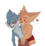  &lt;3 blush bristol clothed clothing duo league_of_legends male male/male riot_games romantic_couple rumble topless underwear video_games yordle ziggs_(lol) 