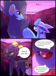  absurd_res blairtheglaceon cedricktheluxray comic eevee eeveelution garruuk glaceon hi_res luxray mountain nintendo olivetheumbreon pok&eacute;mon pok&eacute;mon_(species) umbreon video_games weavile 