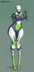  anthem breasts female humanoid interceptor looking_at_viewer machine pussy robot robot_humanoid saidra simple_background solo 