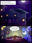  absurd_res blairtheglaceon building comic eating eeveelution garruuk glaceon hi_res home house night nintendo olivetheumbreon pok&eacute;mon pok&eacute;mon_(species) umbreon video_games 