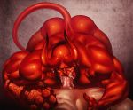  demon hellboy_(character) hellboy_(series) hi_res human lytta_the_bug male male/male mammal oral red_body red_skin 