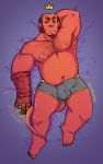  clothed clothing hellboy_(character) hellboy_(series) hi_res humanoid male outcast-stars solo 