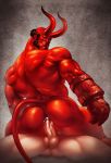  absurd_res anal anal_penetration balls butt demon duo hellboy_(character) hellboy_(series) hi_res human humanoid_penis lytta_the_bug male male/male male_penetrated male_penetrating male_penetrating_male mammal penetration penis red_body red_skin 
