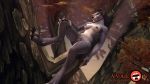  16:9 2019 3d_(artwork) 4k absurd_res anthro areola avalonsfm biped blizzard_entertainment branch breasts brown_areola canid canine day digital_media_(artwork) female forest fur grey_body grey_fur hi_res lying mammal multicolored_body multicolored_fur on_back on_branch solo tree two_tone_body two_tone_fur video_games warcraft were werecanid werecanine white_body white_fur worgen 
