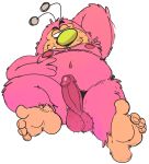  4_toes antennae_(anatomy) balls belly cartoon_network erection feet fur fuzzy_lumpkins hindpaw humanoid_feet humanoid_penis male navel nipples nude paws penis plantigrade powerpuff_girls slightly_chubby soles solo the-alfie-incorporated toes 