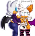  2017 angry anthro areola big_breasts breasts butt chiropteran cleavage clothed clothing daughter deadpliss duo fan_character female fur grope hair hi_res huge_breasts makeup mammal membrane_(anatomy) membranous_wings mother mother_and_child mother_and_daughter nipples nude panties parent parent_and_child ravrous ridley_the_bat rouge_the_bat simple_background smile sonic_(series) teal_eyes underwear wings 