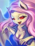  anthro bat_pony breasts clothing equid equine fafecalus fangs female fluttershy_(mlp) friendship_is_magic hi_res mammal my_little_pony vampire wings 