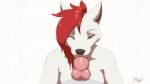  16:9 2019 2d_animation animal_genitalia animal_penis animated anthro breasts canid canine canine_penis canis digital_drawing_(artwork) digital_media_(artwork) duo eyebrows faceless_character faceless_male fellatio female first_person_view frame_by_frame front_view fur hair hair_over_eye knot knot_fucking knotting looking_at_viewer male male/female mammal omtay oral oral_knotting oral_penetration penetration penile penis red_hair sex signature simple_background solo_focus white_background white_body white_fur wolf 