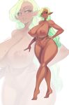  absurd_res big_breasts breasts elf female gofa hand_on_hip hi_res humanoid not_furry nude pussy solo wide_hips 