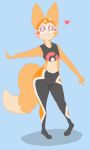  2019 anthro canid canine clothed clothing digital_media_(artwork) fox fox_mccloud fur hi_res ka&#039;zar male mammal nintendo pok&eacute;mon simple_background smile solo star_fox thick_hips thick_thighs topwear video_games 