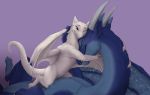  2019 blue_body blue_fur digital_media_(artwork) dragon fur furred_dragon hi_res horn kodardragon membrane_(anatomy) membranous_wings white_body white_fur wings 