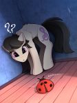  2019 ? ambiguous_gender antennae_(anatomy) arthropod beetle black_hair cutie_mark digital_media_(artwork) duo earth_pony equid equine female feral friendship_is_magic hair hi_res hooves horse insect ladybug mammal my_little_pony octavia_(mlp) pony purple_eyes sound_effects yakovlev-vad 