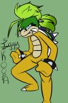  2014 blue_eyes eyewear iggy_koopa koopa koopaling looking_at_viewer mario_bros nintendo renee-moonveil scalie video_games 