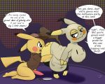  &lt;3 2019 5:4 absurd_res anthro anthro_on_anthro anthrofied bent_over big_breasts big_butt big_penis bottomless breasts butt clothed clothing costume daughter detective_pikachu dialogue digital_media_(artwork) dirty_talk english_text erection father father_and_child father_and_daughter female fur half-closed_eyes hanging_breasts hi_res huge_butt incest long_tail looking_back male male/female mammal mimikyu nintendo open_mouth oral parent parent_and_child partially_clothed penis pikachu pink_penis pok&eacute;mon pok&eacute;mon_(species) pok&eacute;morph profanity rodent sex side_view softestpuffss speech_bubble text video_games yellow_body yellow_fur yellow_tail 