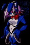  2014 breasts featureless_breasts female five_nights_at_freddy&#039;s five_nights_at_freddy&#039;s_2 lagomorph leporid mammal navel rabbit renee-moonveil solo toy_bonnie_(fnaf) video_games 