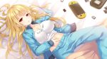  aki_uso_-the_only_neat_thing_to_do- campus cleavage erect_nipples eris_fall_catlett game_cg pajama riichu sheets 