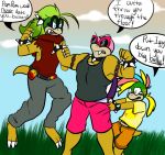  2014 angry dialogue eyewear fan_character hi_res iggy_koopa koopa koopaling lemmy_koopa male mario_bros nintendo renee-moonveil roy_koopa scalie video_games 