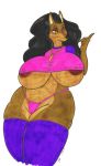  anthro areola areola_slip big_breasts breasts camel_toe canid canine female hi_res huge_breasts jazzycard laverne_(sssonic2) mammal nipple_outline 