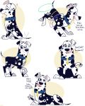  &lt;3 101_dalmatian_street 101_dalmatians black_body black_fur blush canid canine canis collar dalmatian disney domestic_dog doug_(101_dalmatians) fur hi_res higgly_town_hero male mammal multicolored_body multicolored_fur text two_tone_body two_tone_fur white_body white_fur 