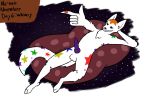  2019 acid animal_genitalia canid canine drugs fennec fox knot looking_at_viewer lsd lying male mammal nude pencilsdgr penis sheath solo space star 