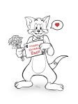  absurd_res basti domestic_cat felid feline felis flower happy_birthday hi_res husband invalid_tag jerry_(disambiguation) male mammal metro-goldwyn-mayer plant tom tom_and_jerry 