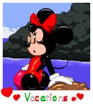  2019 :o accessory angelauxes big_butt big_penis butt clothing comic_sans digital_media_(artwork) disney hair_accessory hair_bow hair_ribbon huge_penis looking_back mammal minnie_mouse mouse murid murine one-piece_swimsuit penis pixel_(artwork) portrait ribbons rodent swimwear text three-quarter_portrait water 