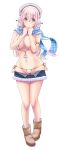 areola bikini breast_hold cameltoe cleavage headphones mag_kan sonico super_sonico swimsuits transparent_png v-mag wardrobe_malfunction 