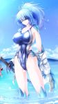  armor erect_nipples eyepatch g swimsuits sword wet 