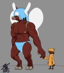 anthro arachnid arthropod clothed clothing costume duo hi_res insect king_of_sorrow_(artist) male mammal muscular muscular_male spider suid suina sus_(pig) wild_boar 